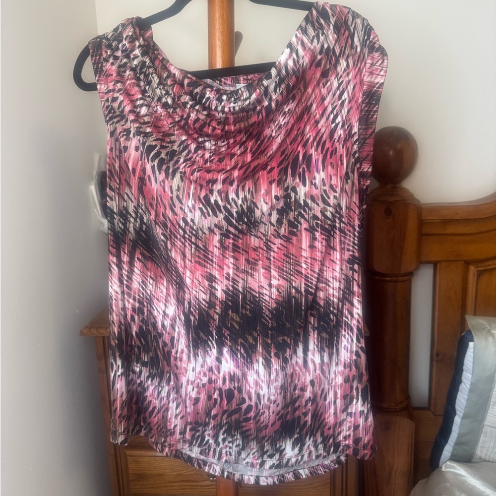 Worthington Multicolor Stretch Top - XL
